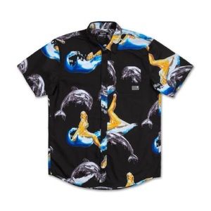 PINK+DOLPHIN Men's Chrome Waves Shirt
